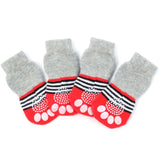 4pcs/set Cotton Non-Slip Bottom Socks