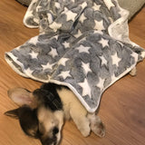 Star Print Puppy Dog Blanket