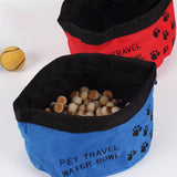 Portable Pet Canvas Folding Travel Bowl